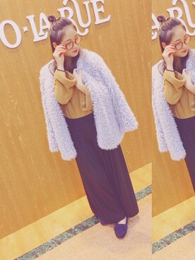 「Sam & Libby（サムアンドリビー）のアイテム」を使った、Chiakiさん（レディース・158cm）の春コーディネート