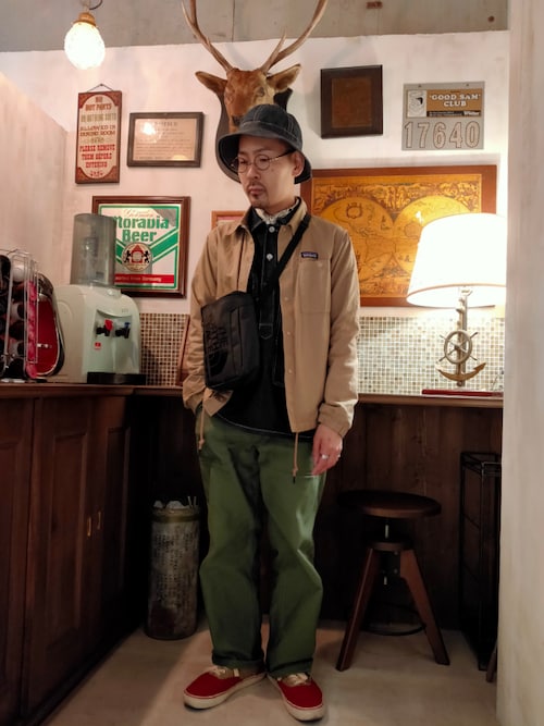 youyu　Patagonia カバーオール Sサイズ ベージュ patagoniaのカバーオール（ベージュ系）を使ったメンズ人気