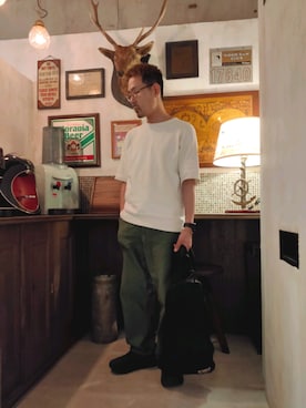 髪切りおじさん。さん（メンズ・165cm）の春コーディネート