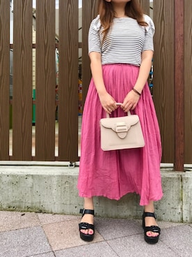 サマンサベガららぽーと海老名さん(レディース・153cm)の夏コーディネート