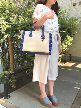 「PATTERN・fiona （パターンフィオナ）のアイテム（パンツ）」を使った、サマンサベガららぽーと海老名さん（レディース・158cm）の夏コーディネート