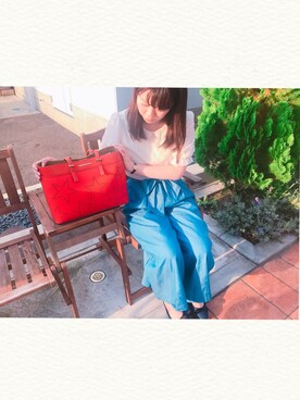 「PATTERN・fiona （パターンフィオナ）のアイテム（パンツ）」を使った、サマンサベガららぽーと海老名さん（レディース・158cm）の秋コーディネート