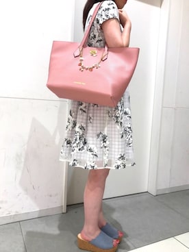 「PATTERN・fiona （パターンフィオナ）のアイテム（ワンピース/ドレス）」を使った、サマンサベガららぽーと海老名さん（レディース・158cm）の夏コーディネート