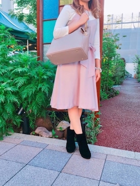 「PATTERN・fiona （パターンフィオナ）のアイテム（ワンピース/ドレス）」を使った、サマンサベガららぽーと海老名さん（レディース・157cm）の秋コーディネート