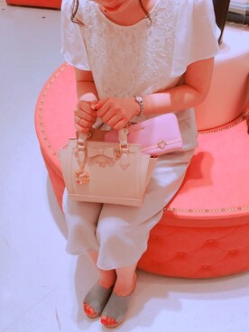「SAMANTHAVEGA（サマンサベガ）のアイテム（財布）」を使った、サマンサベガららぽーと海老名さん（レディース・158cm）の夏コーディネート