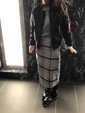 「antic rag（アンティックラグ）のアイテム」を使った、chihiroさん（レディース・160cm）の冬コーディネート