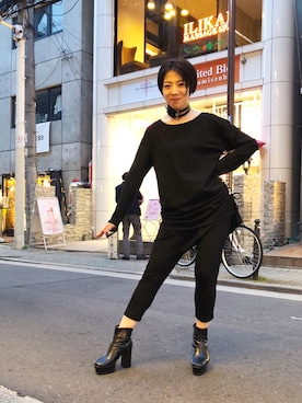 「KMRii（ケムリ）のアイテム（ワンピース/ドレス）」を使った、なべさん（レディース・161cm）の春コーディネート