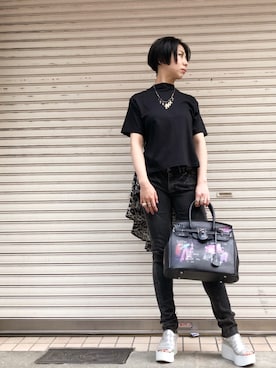 「guernika（ゲルニカ）のアイテム」を使った、なべさん（レディース・161cm）の夏コーディネート