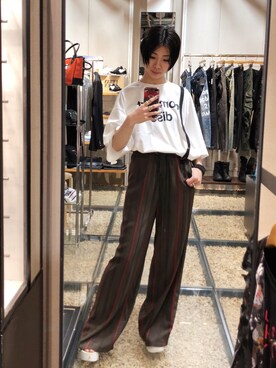 「gunda（ガンダ）のアイテム（リング）」を使った、なべさん（レディース・161cm）の夏コーディネート