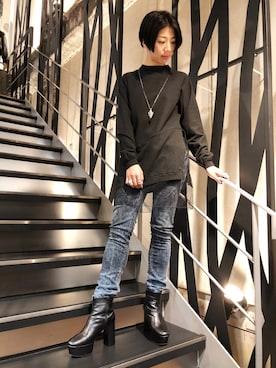 「gunda（ガンダ）のアイテム（アクセサリー）」を使った、なべさん（レディース・161cm）の夏コーディネート