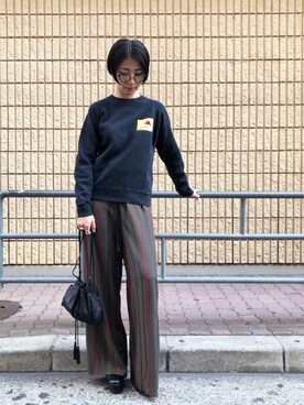 Alexa Chung アレクサチャン のスウェットを使った人気ファッションコーディネート Wear