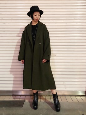 「roar（ロアー）のアイテム」を使った、なべさん（レディース・161cm）の秋コーディネート