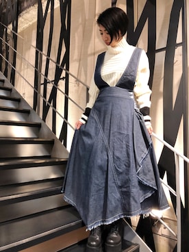 「AULA」｜なべさん（レディース・161cm）の秋コーディネート