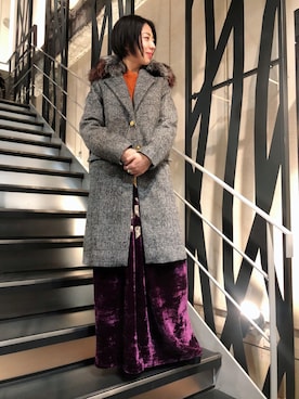 「Mackage（マッカージュ）のアイテム（ジャケット/アウター）」を使った、なべさん（レディース・161cm）の秋コーディネート