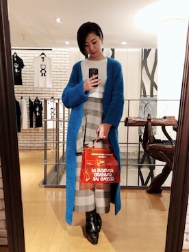 「AULA（アウラ）のアイテム（パンツ）」を使った、なべさん（レディース・161cm）の秋コーディネート