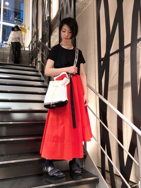 「stud.（スタッド）のアイテム」を使った、なべさん（レディース・161cm）の春コーディネート