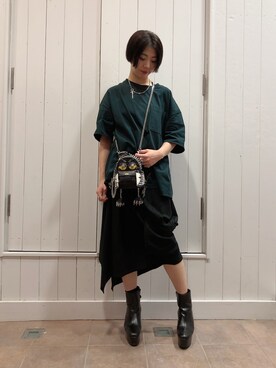 「ROYAL FLASH（ロイヤルフラッシュ）のアイテム（バッグ）」を使った、なべさん（レディース・161cm）の秋コーディネート