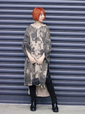 「AULA（アウラ）のアイテム（ワンピース/ドレス）」を使った、なべさん（レディース・161cm）の春コーディネート