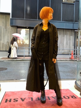 「ADDICT NOIR（アディクトノアー）のアイテム」を使った、なべさん（レディース・161cm）の春コーディネート