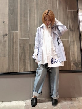 「ADDICT NOIR（アディクトノアー）のアイテム」を使った、なべさん（レディース・161cm）の春コーディネート