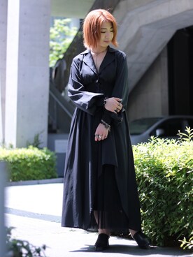 「gunda（ガンダ）のアイテム（リング）」を使った、なべさん（レディース・161cm）の春コーディネート