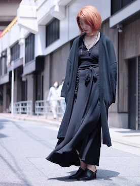 「BACKLASH（バックラッシュ）のアイテム（トップス）」を使った、なべさん（レディース・161cm）の春コーディネート