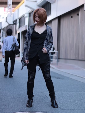 「FAGASSENT（ファガッセン）のアイテム」を使った、なべさん（レディース・161cm）の春コーディネート