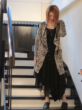「KMRii（ケムリ）のアイテム」を使った、なべさん（レディース・161cm）の夏コーディネート