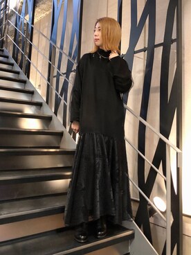 「AULA（アウラ）のアイテム（ワンピース/ドレス）」を使った、なべさん（レディース・161cm）の秋コーディネート