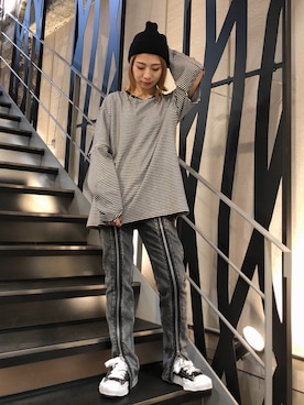 「FACCIES（ファチーズ）のアイテム」を使った、なべさん（レディース・161cm）の秋コーディネート