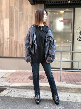 「PASCAL MARIE DESMARAIS（パスカルマリエデマレ）のアイテム」を使った、なべさん（レディース・161cm）の秋コーディネート