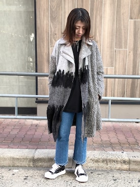 「PASCAL MARIE DESMARAIS（パスカルマリエデマレ）のアイテム」を使った、なべさん（レディース・161cm）の秋コーディネート