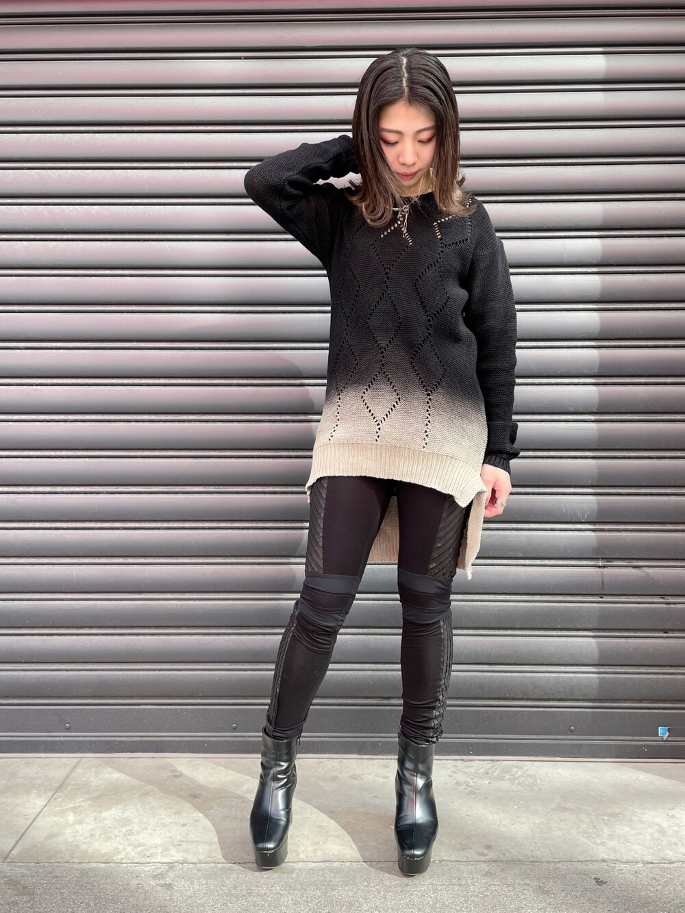 CATORCE・レギンス CATORCE カトルセ レイヤード パンツ レギンス hyde