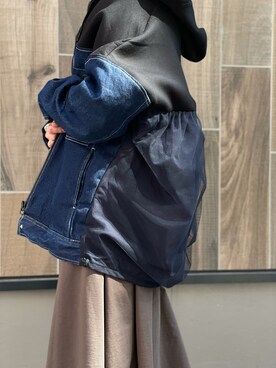 「ADDICT NOIR（アディクトノアー）のアイテム」を使った、なべさん（レディース・161cm）の冬コーディネート