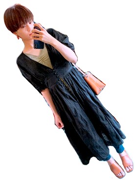 「アイテム（シャツワンピース）」を使った、みなこむさん（レディース・166cm・20代）の秋コーディネート