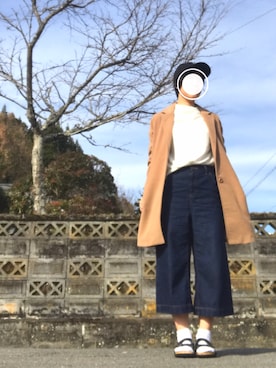 「Sunnyday」｜「アイテム（ジャケット/アウター）」を使った、Sachiさん（レディース・161cm）の冬コーディネート
