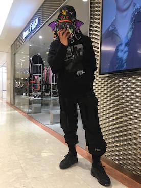 「HELIOT EMIL」｜☹MASATO☻さん（メンズ・175cm）の春コーディネート