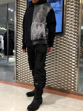「ISAMU KATAYAMA BACKLASH（イサムカタヤマバックラッシュ）のアイテム（ブーツ）」を使った、☹MASATO☻さん（メンズ・175cm）の春コーディネート