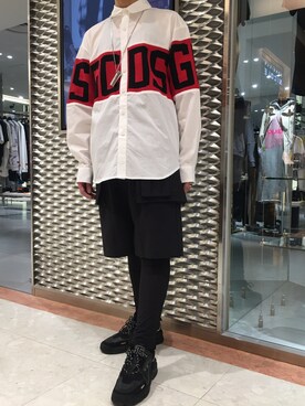 「GCDS（ジーシーディーエス）のアイテム」を使った、☹MASATO☻さん（メンズ・175cm）の春コーディネート