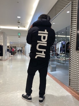 「1piu1uguale3 RELAX（ウノピュウノウグァーレトレリラックス）のアイテム（ダウンジャケット/コート）」を使った、☹MASATO☻さん（メンズ・175cm）の秋コーディネート