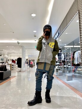 「KMRii」｜「アイテム（ジャケット/アウター）」を使った、☹MASATO☻さん（メンズ・175cm）の秋コーディネート