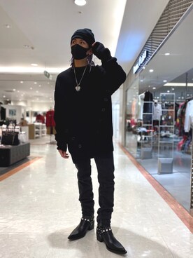 「JOHN LAWRENCE SULLIVAN（ジョンローレンスサリバン）のアイテム（ブーツ）」を使った、☹MASATO☻さん（メンズ・175cm）の秋コーディネート