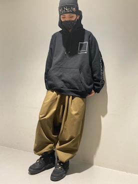 「A.A.Spectrum（エーエースペクトラム）のアイテム」を使った、☹MASATO☻さん（メンズ・175cm）の冬コーディネート