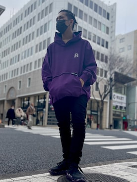 「名古屋パルコ」｜☹MASATO☻さん（メンズ・175cm）の冬コーディネート