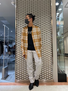 「名古屋パルコ」｜☹MASATO☻さん（メンズ・175cm）の冬コーディネート