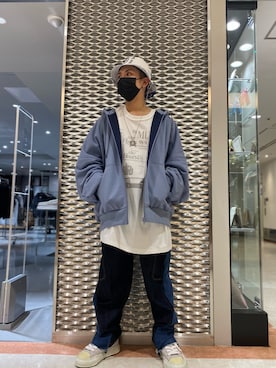 「A.A.Spectrum（エーエースペクトラム）のアイテム」を使った、☹MASATO☻さん（メンズ・175cm）の春コーディネート