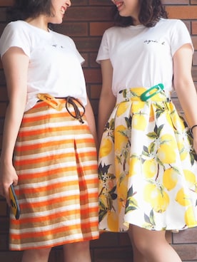 「jiji（ジジ）のアイテム」を使った、MaTsuRiさん（レディース・157cm）の夏コーディネート