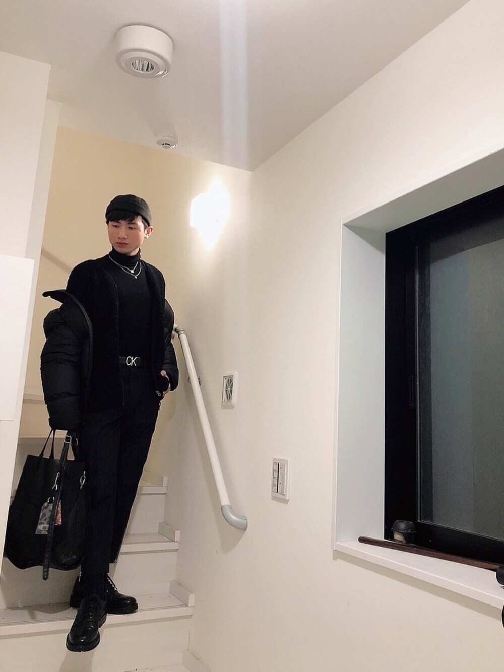 メンズの冬コーディネートの1枚目の写真