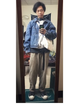 Canさん（メンズ・177cm）の冬コーディネート