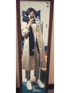 「CAR COAT」｜Canさん（メンズ・177cm）の冬コーディネート